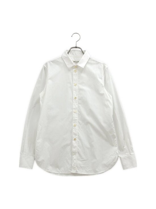 Yves Saint Laurent Tops - Saint Laurent Paris Hedi Slimane Era Cotton Long Sleeve Shirt White 40
